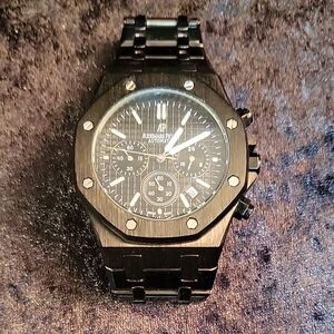 Audemars Piguet Black Steel Watch